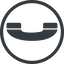 Line, left, normal, circle, phone, call, dial, number, dot, telephone, pictogram, dot-50, dot-telephone icon