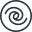 Line, up, normal, circle, space, spiral, milky-way, milky, way, cosmos, celestial, stellar, universe, galaxy-alt, galactic icon