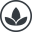 Line, normal, circle, spa, zen, lotus, flower, lotus-solid icon