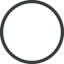 Thin, line, up, normal, circle, square, empty, none icon