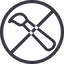Line, down, normal, circle, horizontal, mirror, prohibited, paint, brush, illustrate, drawing, painting icon