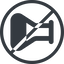Line, right, normal, circle, prohibited, graduated, erlenmeyer, chemical, flask, lab, laboratory, chemistry, potion, glassware, conical, erlenmeyer-solid icon