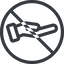 Line, up, normal, circle, prohibited, healthcare, help, care, gift, hand, giving, giving-hand, love, give icon