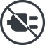 Line, up, normal, circle, prohibited, electricity, plug, charge, charger, electric, plug-solid, electrics, electrical icon