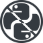 Line, normal, circle, logo, prohibited, python icon