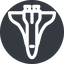 Down, normal, solid, circle, space, nasa, shuttle, spacecraft, orbiter, satellite, space-shuttle, astronaut, discovery, atlantis, columbia, challenger, rocket icon
