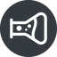 Left, normal, solid, circle, bubble, bubbles, graduated, erlenmeyer, chemical, flask, lab, laboratory, chemistry, potion, glassware, conical, bubbling, boiling, bulbous, erlenmeyer-bubbling-alt icon