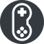 Right, normal, solid, circle, horizontal, mirror, game, gaming, games, gamepad, pad, joystick icon