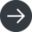 Right, solid, circle, arrow, direction, arrow-simple, submit, send icon