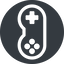 Right, normal, solid, circle, game, gaming, games, gamepad, pad, joystick icon
