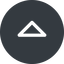 Up, normal, solid, circle, arrow, direction, caret icon