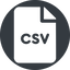 Normal, solid, circle, file, sheet, data, row, spreadsheet, record, csv, delimiter, column, import, export, tabular, field, excel, calc, file-csv-solid icon