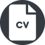 Normal, solid, circle, file, application, paper, job, cv, file-cv, curriculum, vitæ, curriculum-vitae, summary, file-cv-solid icon