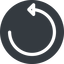 Up, normal, solid, circle, arrow, reload, refresh, undo, redo, restore icon