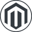 Thin, line, circle, logo, brand, website, blog, cms, ecommerce, internet, magento icon