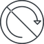Thin, line, left, circle, horizontal, mirror, arrow, prohibited, reload, refresh, undo, redo, undo-thin, restore icon