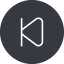 Thin, down, solid, circle, video, play, forward, backward, mp3, player, pause, step, forward-step-thin icon