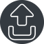 Thin, left, solid, circle, sign, log, out, logout, log-out, signout, connection, go-out, disconnect, sign-out-thin icon