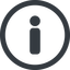 Line, down, wide, circle, mark, warning, exclamation, straight, info, exclamation-mark icon
