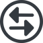 Line, up, wide, circle, horizontal, mirror, arrow, update, change, switch, select, revert, double, double-arrow, change-solid icon