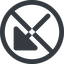Line, up, down, wide, circle, arrow, prohibited, corner, arrow-corner-solid, increase, decrease icon