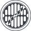 Line, right, wide, circle, prohibited, manhole, sewer, sewer-manhole, metal, cover, manhole-alt-solid icon