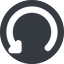 Down, wide, solid, circle, wait, load, update, reload, refresh, restore, change icon