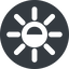 Left, wide, solid, circle, star, light, brightness, luminosity, intensity, brilliance, lighter, darker, dark, mode, Illumination, sun, shine, flash, ray, brightness-half, brightness-wide, brightness-wide-half icon