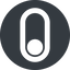 Left, wide, solid, circle, setting, apple, on, off, ios, switch, button, radio, switch-wide icon