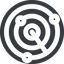 Right, wide, solid, circle, gps, place, radar, localisation, radar-alt, radar-alt-wide, sonar icon
