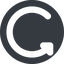 Right, wide, solid, circle, wait, load, update, reload, refresh, restore, change icon