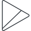 Triangle, thin, line, right, equilateral, circle, square, prohibited, empty, none icon