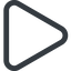 Triangle, thin, line, right, wide, equilateral, circle, square, empty, none icon