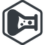 Line, right, normal, hexagon, bubble, bubbles, graduated, erlenmeyer, chemical, flask, lab, laboratory, chemistry, potion, glassware, conical, bubbling, boiling, bulbous, erlenmeyer-bubbling-alt-solid icon