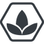 Line, normal, hexagon, spa, zen, lotus, flower, lotus-solid icon