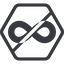 Line, normal, hexagon, horizontal, mirror, symbol, prohibited, math, mathematics, mathematical, infinity, always, infinite, maths, loop, infinity-solid icon