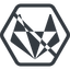 Line, normal, solid, hexagon, brand, social, network, prohibited, brands, repo, gitlab, gitlab-alt, gitlab-alt-solid, wolf icon