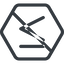 Line, normal, hexagon, symbol, prohibited, less, math, mathematics, greater, than, greater-than, less-than, greater-than-equal, less-than-equal, comparison, inequality, mathematical, smaller, bigger, equal, maths icon