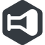 Left, normal, solid, hexagon, graduated, erlenmeyer, chemical, flask, lab, laboratory, chemistry, potion, glassware, conical, erlenmeyer-solid icon