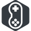 Right, normal, solid, hexagon, game, gaming, games, gamepad, pad, joystick icon