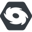Up, normal, solid, hexagon, horizontal, mirror, galaxy, space, spiral, milky-way, milky, way, cosmos, celestial, stellar, universe, galaxy-solid-alt, galactic icon