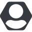 Normal, solid, hexagon, user, man, woman, person, user-circle-solid, auth, authentification icon