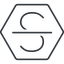 Thin, line, hexagon, text, type, editor, font, typography, font-style, strikethrough, strike, strikethrough-thin icon