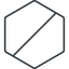 Thin, line, right, circle, square, hexagon, prohibited, empty, none icon