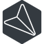 Thin, right, solid, hexagon, message, paper, messaging, plane, airplane, aeroplane, submit, send, paper-plane, paper-plane-thin-alt icon
