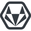 Line, wide, solid, hexagon, brand, social, network, brands, repo, gitlab, gitlab-alt, gitlab-alt-solid, wolf icon