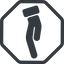 Line, right, normal, octagon, healthcare, help, care, gift, hand, giving, giving-hand, love, give, giving-hand-solid icon