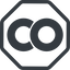 Line, normal, octagon, python, google, notebook, colab, jupyter, markdown, google-colab icon