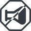 Line, left, normal, octagon, prohibited, graduated, erlenmeyer, chemical, flask, lab, laboratory, chemistry, potion, glassware, conical, erlenmeyer-solid icon