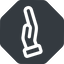 Left, normal, solid, octagon, healthcare, help, care, gift, hand, giving, giving-hand, love, give icon